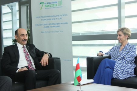 Əbülfəs Qarayev Dorina Bianchini qəbul etdi