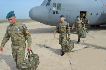 Əfqanıstanda xidmət edən hərbçilərimiz Azərbaycana qayıdıb