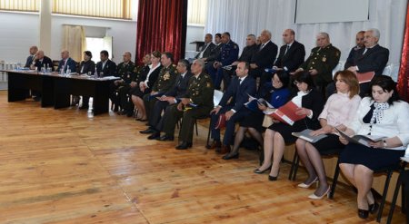 “Gənclərin çağırışaqədərki hazırlığı” fənni üzrə nümunə dərslər keçirildi