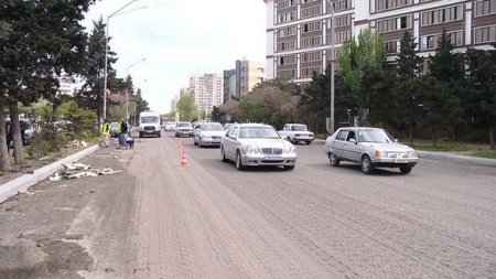 Azadlıq prospekti təmir olunur