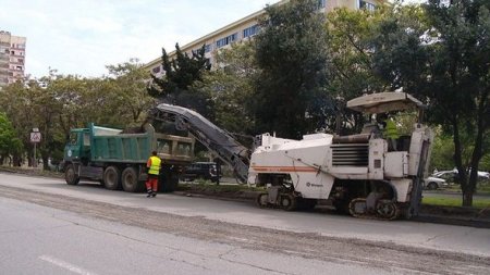 Azadlıq prospekti təmir olunur