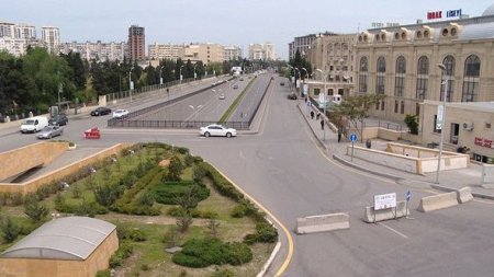 Azadlıq prospekti təmir olunur