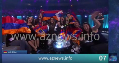 Eurovisionda erməni təxribatı
