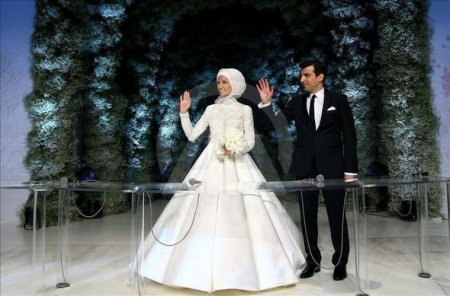 Ərdoğanın qızının toyundan görüntülər
