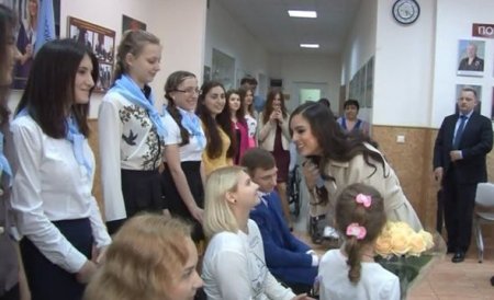 Leyla Əliyevaya MDHİU-nun fəxri professoru diplomu təqdim olundu