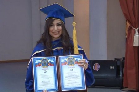 Leyla Əliyevaya MDHİU-nun fəxri professoru diplomu təqdim olundu