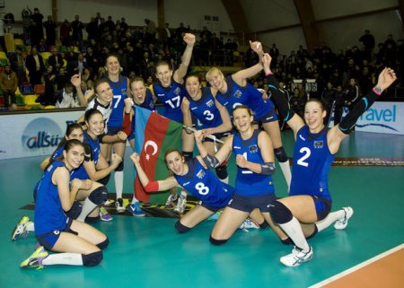Qadın voleybolçulardan ibarət Azərbaycan yığması Avropa Liqasında qrupda liderliyə yüksəlib