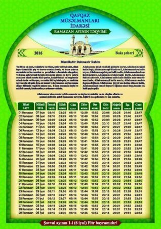 Ramazan ayı başladı