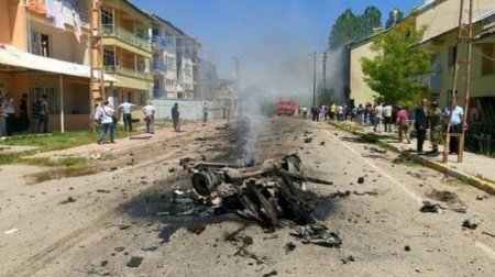 Türkiyədə partlayış: Yaralananlar var