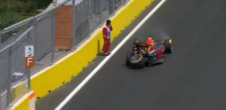 “Formula-1”də ilk qəza