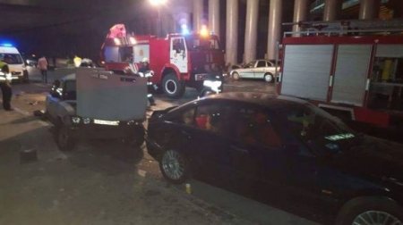 Azərbaycan səfirliyinin avtomobili qəza törətdi