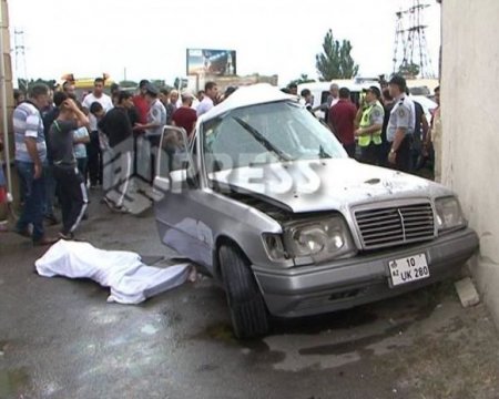 Bakıda ağır qəza: Sürücü öldü