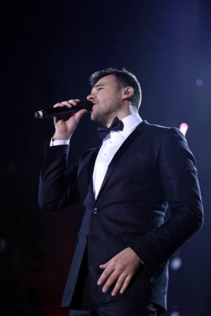 Leyla Əliyeva oğlanları ilə konsertdə