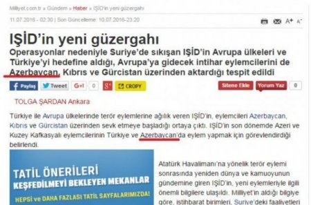 İŞİD Azərbaycanda terror hazırlayır