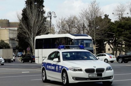 Bakıda yol polisi təhlükəli anlar yaşatdı