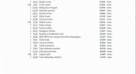 Rubl manata nisbətən cüzi ucuzlaşdı