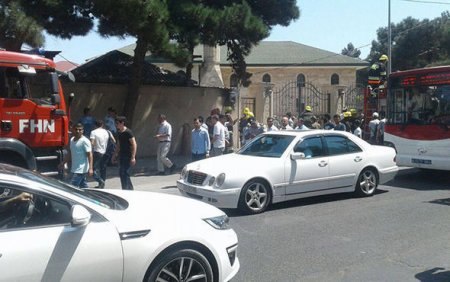 Bakıda məsciddə yanğın