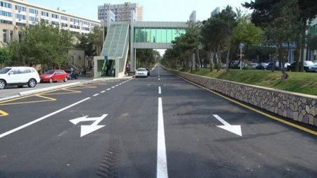 Azadlıq prospektində nəqliyyatın hərəkətində dəyişikliklər edilib