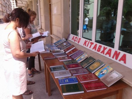 Bölgələrdə “Açıq kitabxana” layihəsi və səyyar kitabxana xidməti