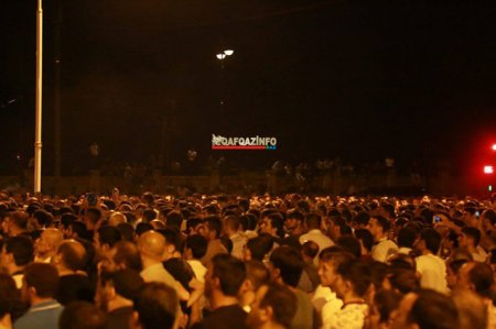 Lənkəranskinin cənazəsi məscidə gətirildi