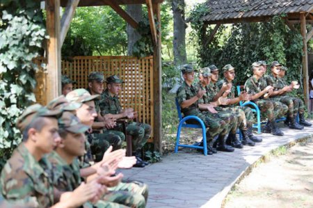 Lənkəranda aprel döyüşçülərinin bir qrupu ilə görüş keçirilib