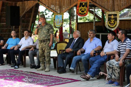 Lənkəranda aprel döyüşçülərinin bir qrupu ilə görüş keçirilib