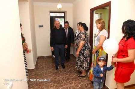Ermənilər Laçında yeni yaşayış kvartalı saldılar