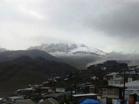 Qubaya qar yağdı