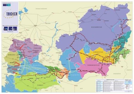 TRASEKA-nın Azərbaycan hissəsində 28 milyon ton yük daşınıb