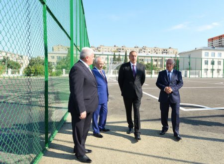 İlham Əliyev paytaxt məktəblərində