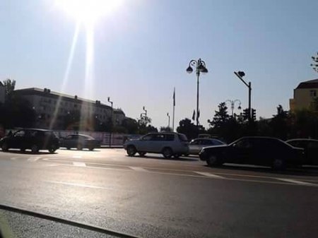 Sumqayıtda Heydər Əliyevin heykəli götürüldü