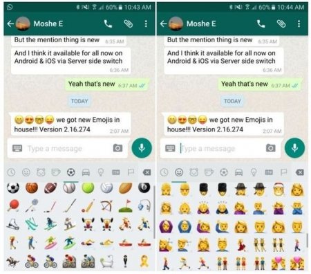 “WhatsApp”a yeni emojilər gəldi