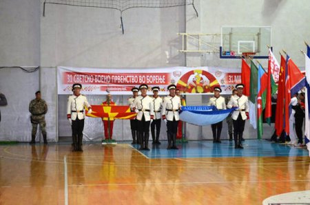 Hərbçilərin güləş üzrə dünya çempionatının bağlanış mərasimi keçirilib