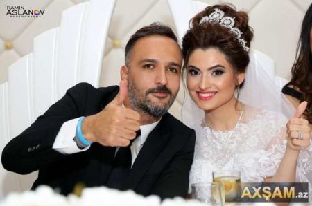 Aparıcı Azərin toyundan FOTOLAR