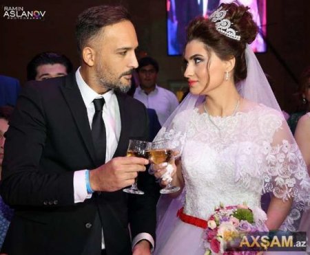 Aparıcı Azərin toyundan FOTOLAR