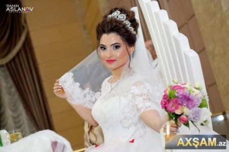 Aparıcı Azərin toyundan FOTOLAR