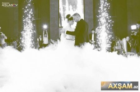 Aparıcı Azərin toyundan FOTOLAR