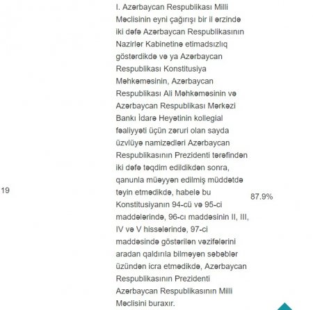 Ümumxalq səsverməsinin nəticələri açıqlandı