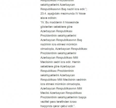 Ümumxalq səsverməsinin nəticələri açıqlandı