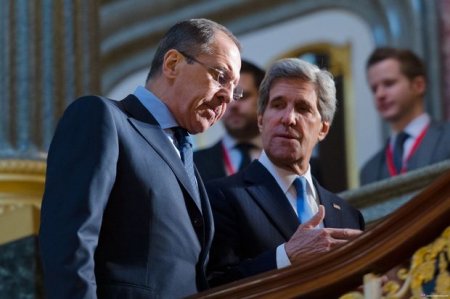 Kerri və Lavrov Hələbdəki durumu və Şimali Koreya problemini müzakirə edib