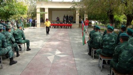 Füzuli Dövlət Dram Teatrı "Müstəqillik günü" ilə əlaqədar "N" saylı hərbi hissədə keçirilən tədbirdə iştirak edib