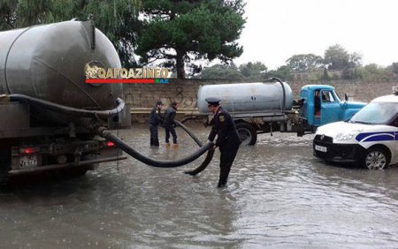 Bakıda suyun çəkilməsinə polislər də cəlb olundu