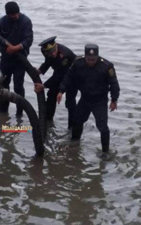 Bakıda suyun çəkilməsinə polislər də cəlb olundu