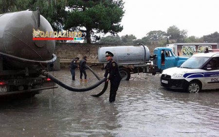 Bakıda suyun çəkilməsinə polislər də cəlb olundu