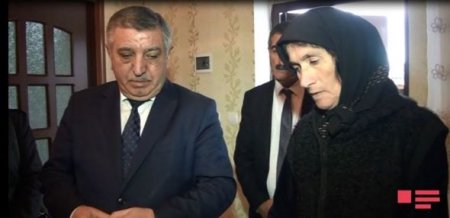 Aprel döyüşlərində şəhid olmuş əsgərin ailəsinə ev verildi
