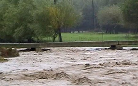 Goranboyda çay daşdı, evlərə ziyan dəydi