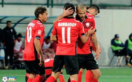 “Qəbələ”nin futbolçusunun burnu sındı
