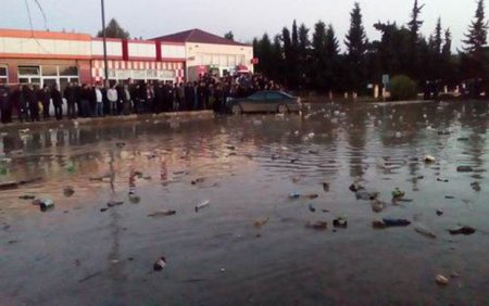 Cəlilabadda su bəndi aşıb