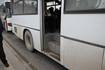 Nəqliyyat agentliyinin direktoru avtobusları şəxsən yoxladı