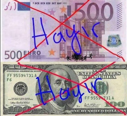 Türkiyədə lirəyə dəstək kampaniyası başladı Türkiyədə lirəyə dəstək kampaniyası başladı